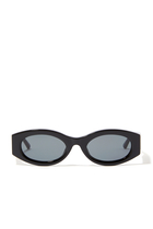 نظارة شمسية x اتيكو بيرتا بإطار بيضاوي